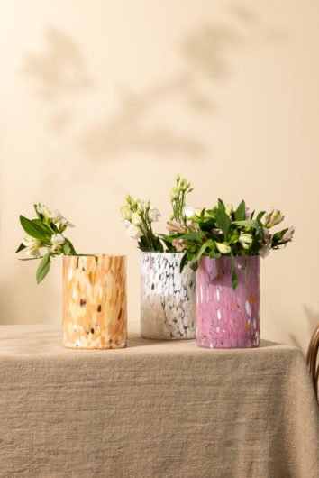 Swirl lykt/vase hvit - Image 2