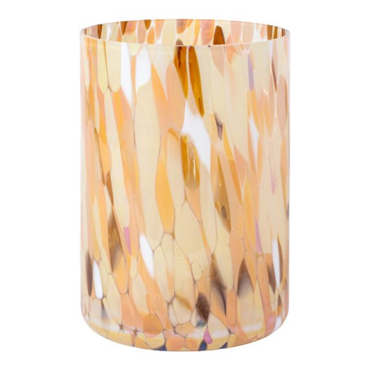 Swirl lykt/vase brun